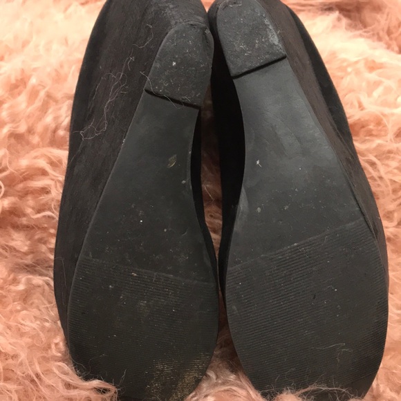 Chunky wedge black heels - Picture 4 of 5